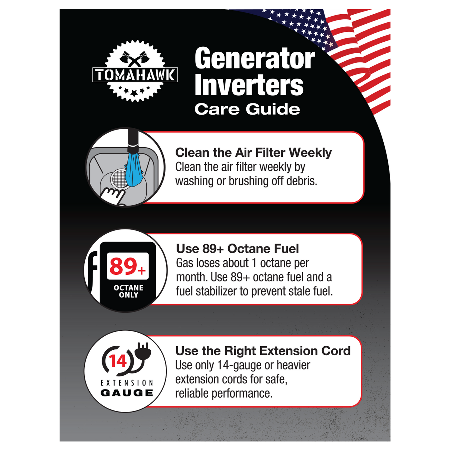 2000 Watt Inverter Generator Super Quiet Portable Gas Power Professional Use