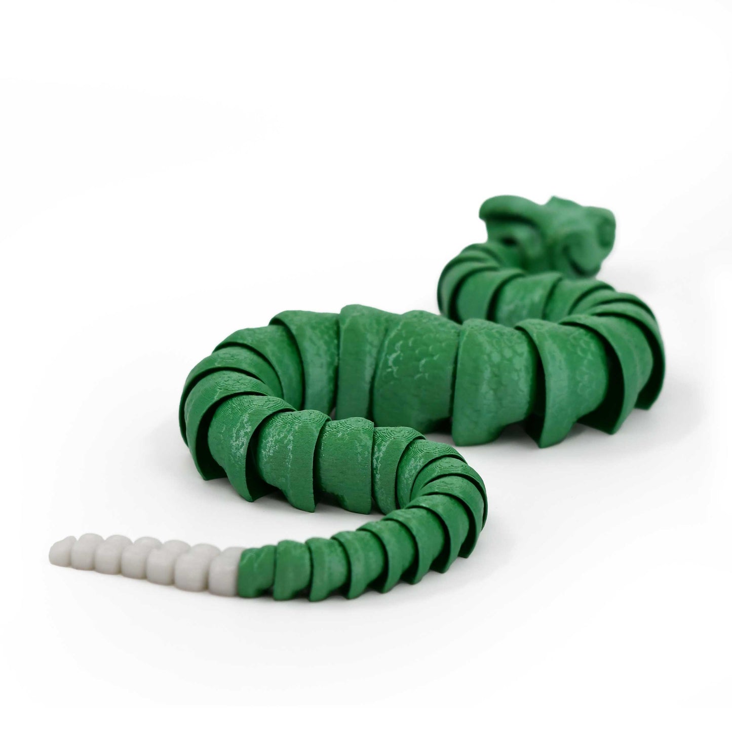 3D Printed Fidget Rattlesnake | Multiple Colors | Black Sheep Products LLC