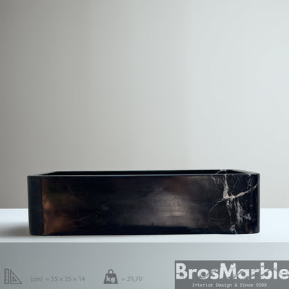 Custom Black Marble Sink
