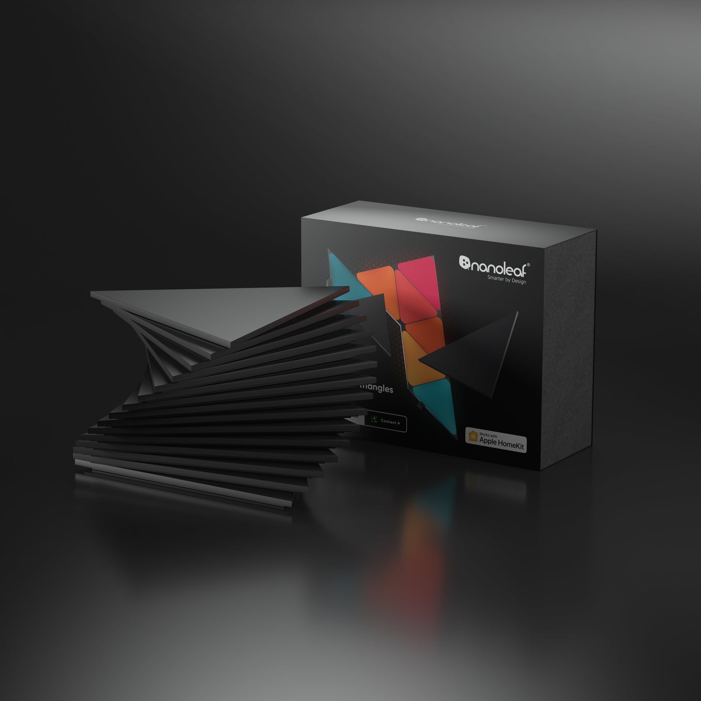 Shapes Limited Edition Ultra Black Triangles Smarter Kit (15 Panels)