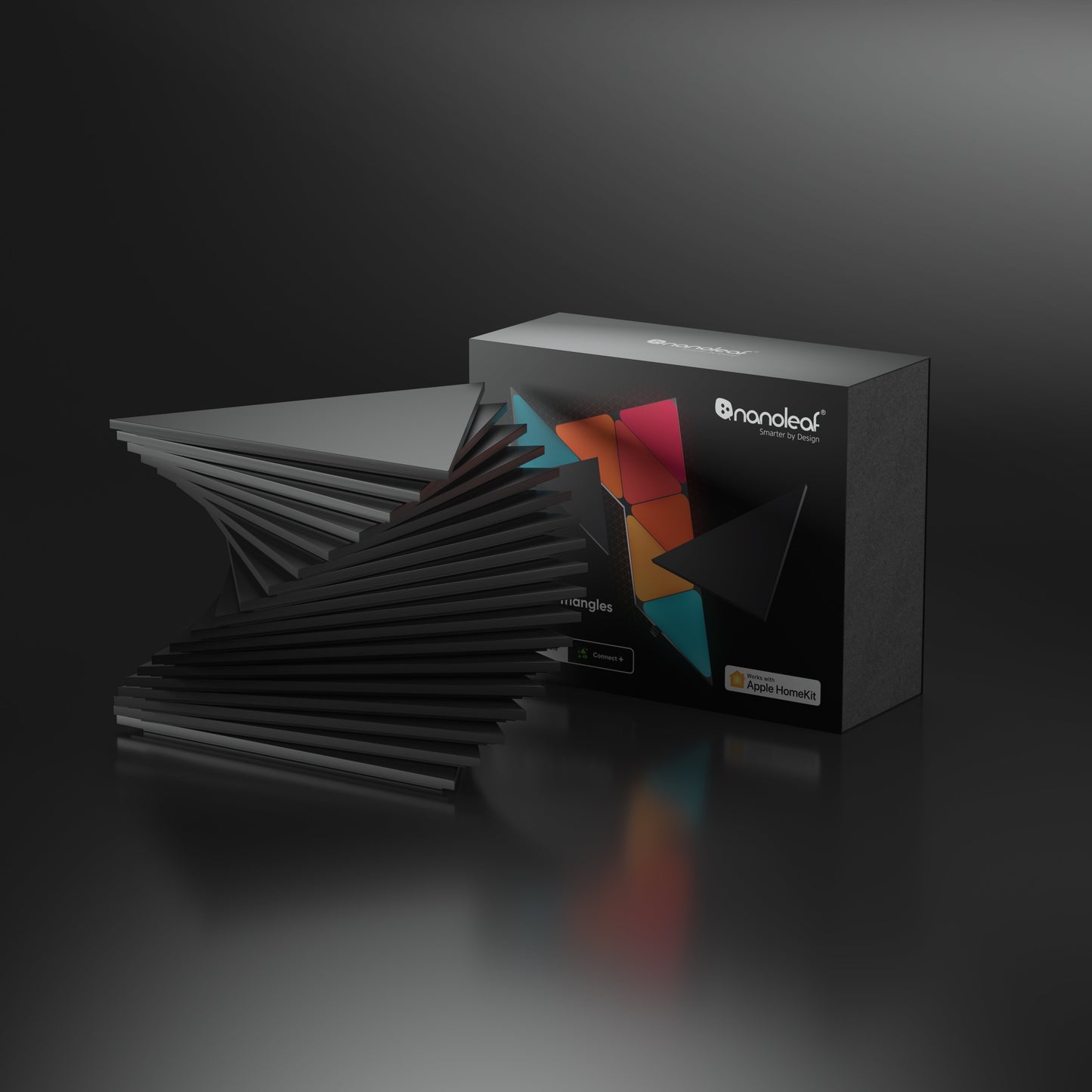 Shapes Limited Edition Ultra Black Triangles Smarter Kit (18 Panels)