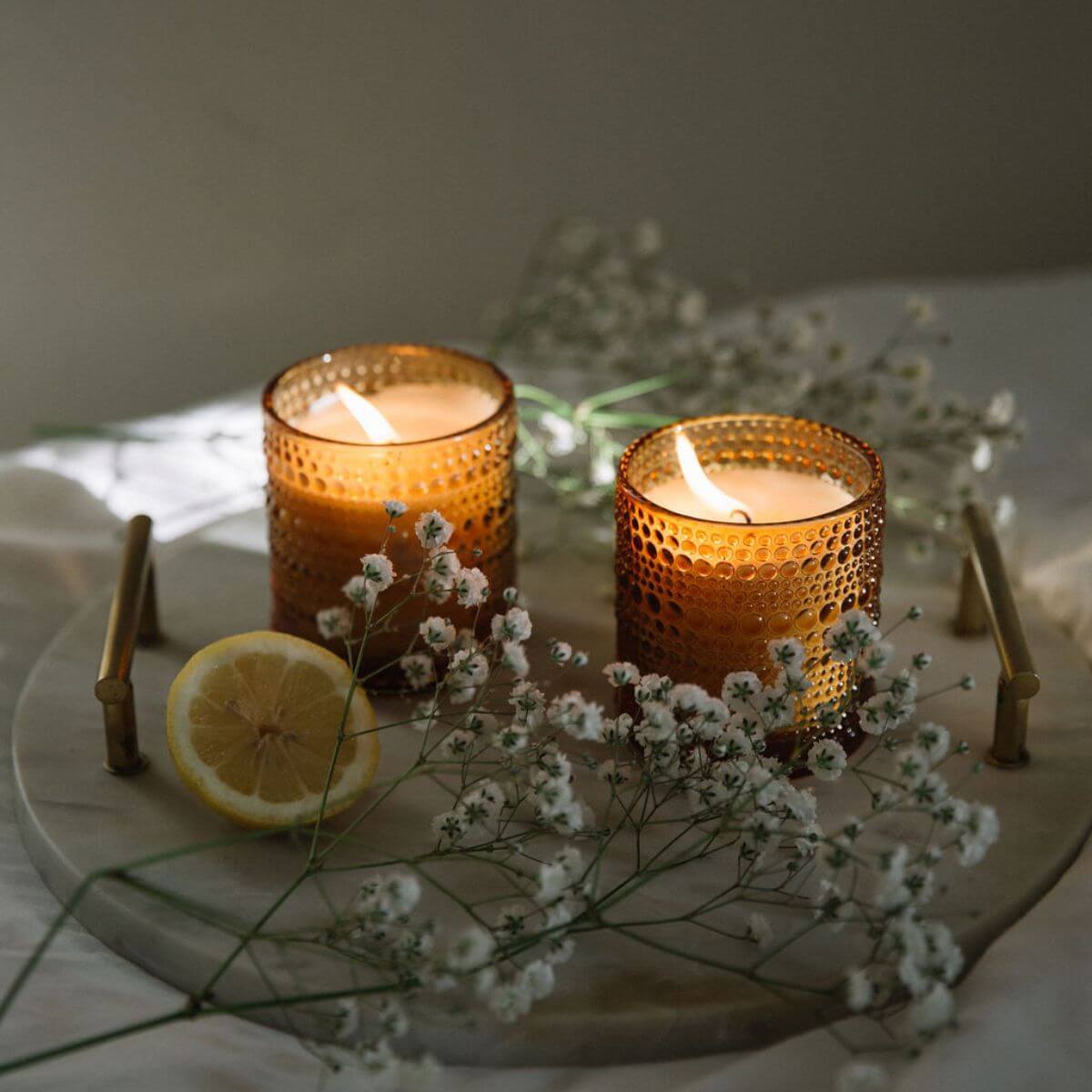 Scented Candle Bouquet - Lilac, Lily & Paloma