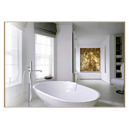 Reflections Sleek Modern Black Aluminum Framed Wall Mirror