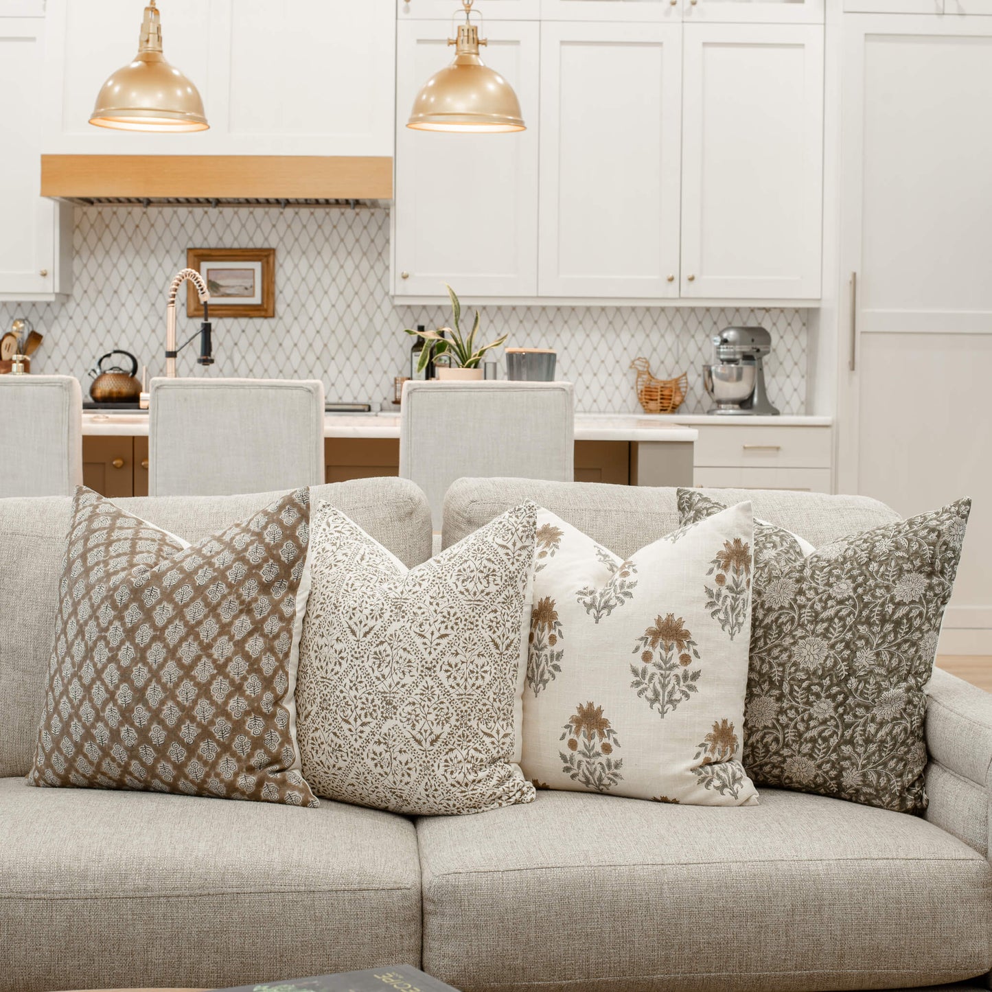 Soler Pillow Combination | Set of Four Pillow Covers