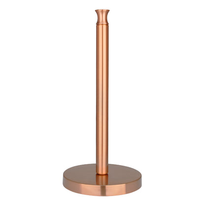 Copper Paper Towel Holder Roll Dispenser Stand for Kitchen Countertop & Dining Room Table