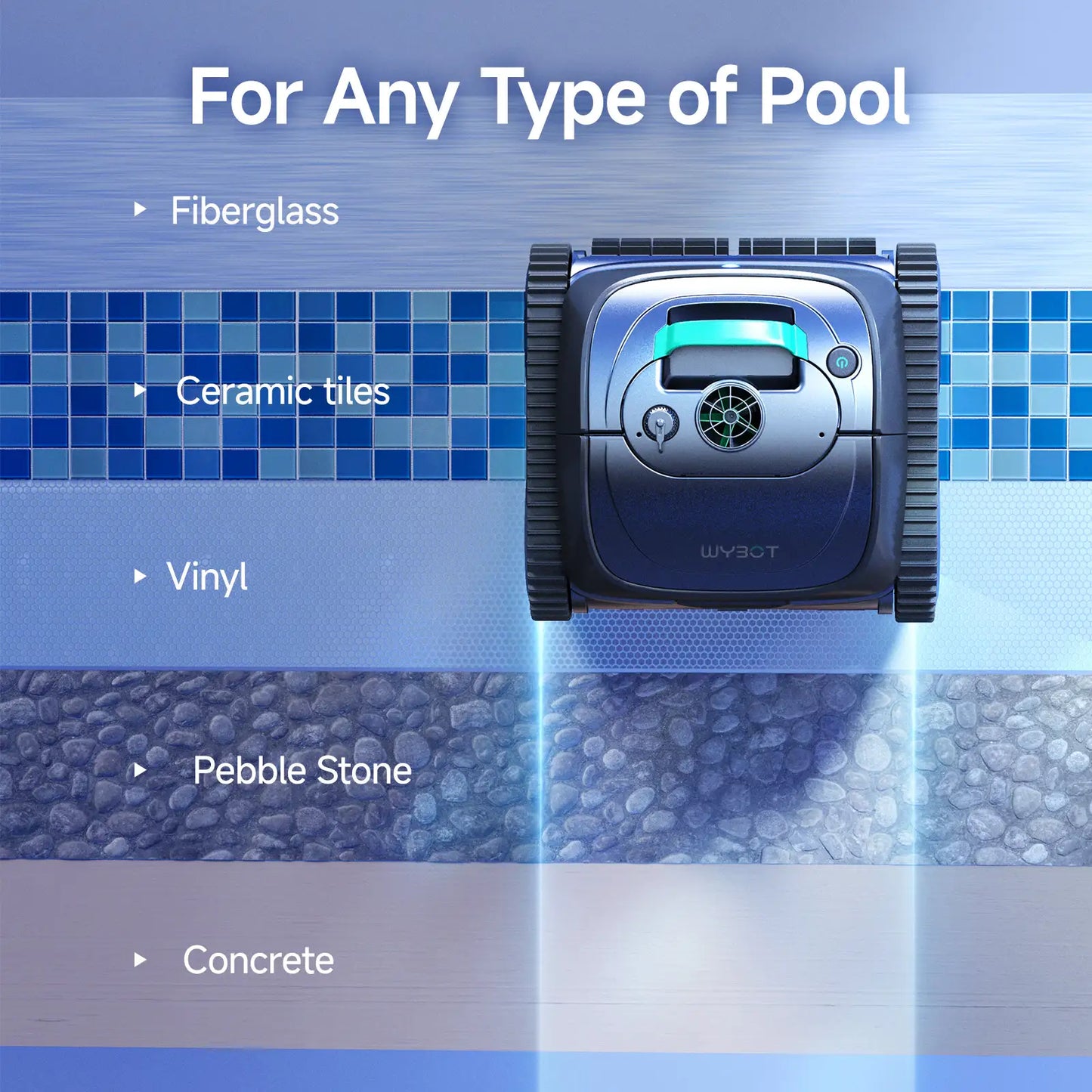 (2026 Upgrade) C1 Cordless Robotic Pool Cleaner