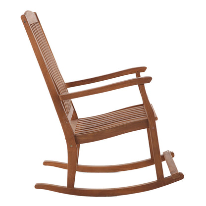 Telluride Oiled Teak Outdoor Patio Rocking Chair
