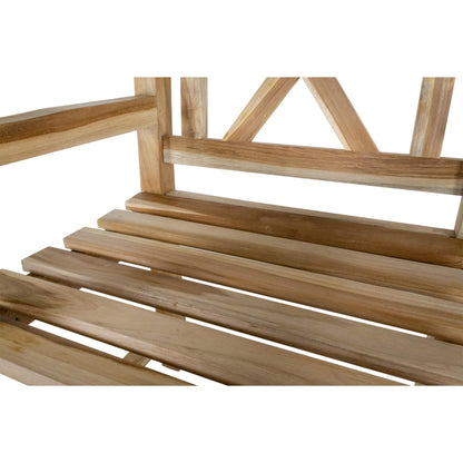 Åre Natural Teak Outdoor Patio Dining Chair with Arm Rests