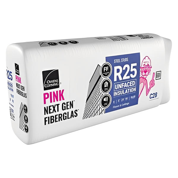 Owens Corning R-25 Unfaced Fiberglass Insulation Batts (All Sizes)