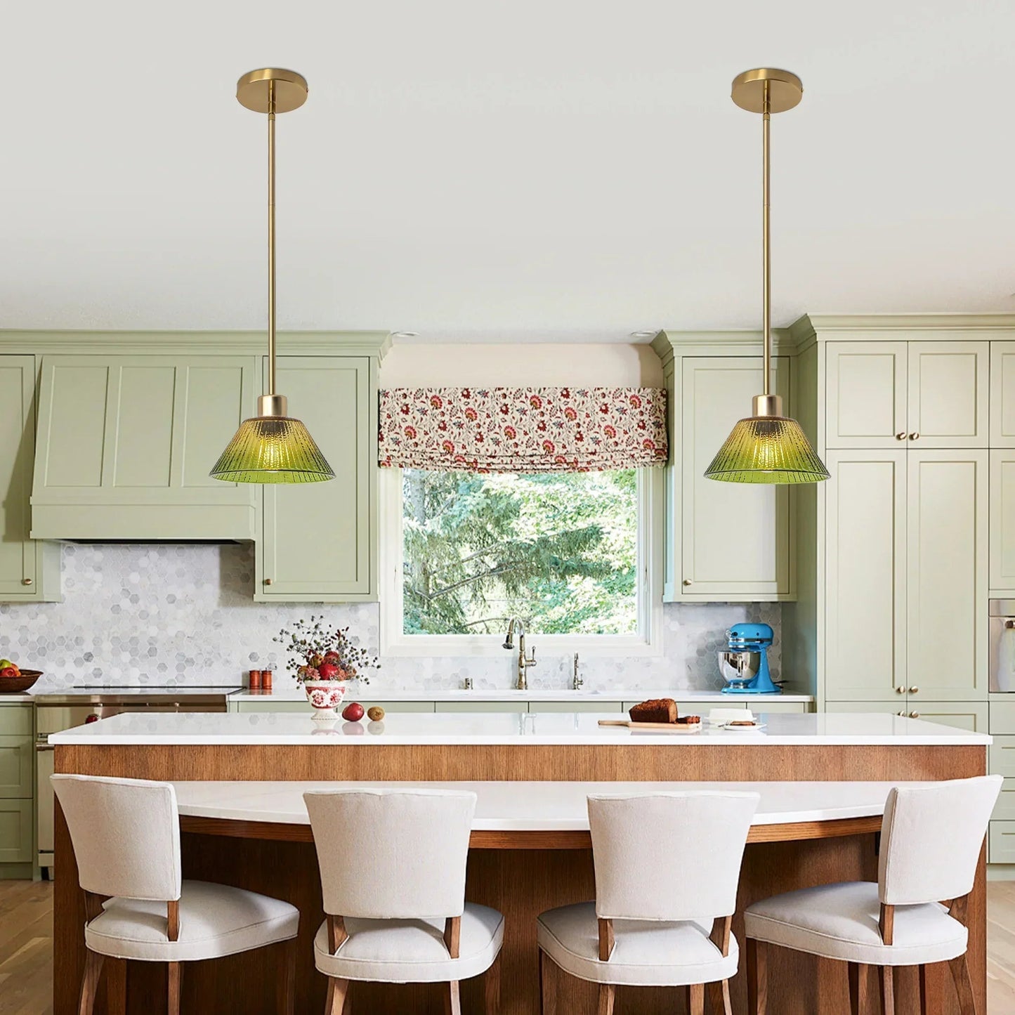 7.5 Inch Yetta 1-Light Island Pendant Light