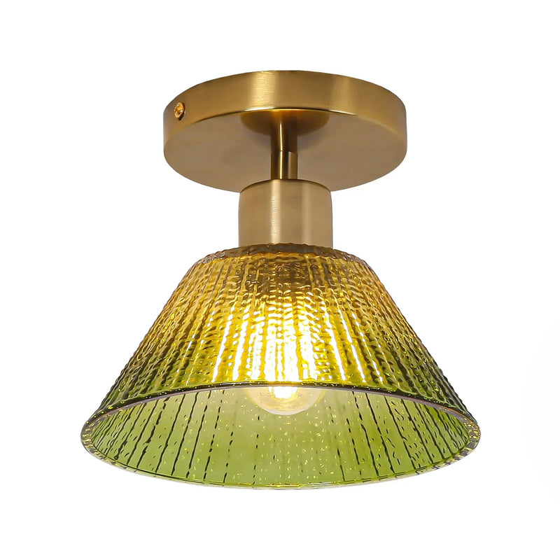 3.5 Inch Paula 1-Light Semi-Flush Mount Ceiling Light