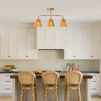 30 Inch Paddy 3-Light Chandelier