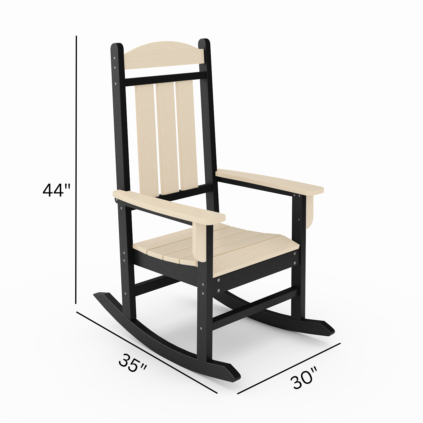 SoPoly Callaway Porch Rocker