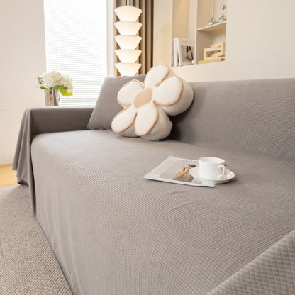 Waterproof Soft Cotton Plush Couch Cover Blanket, Extra Large Furniture Decoration Cover Sofa Slipcovers