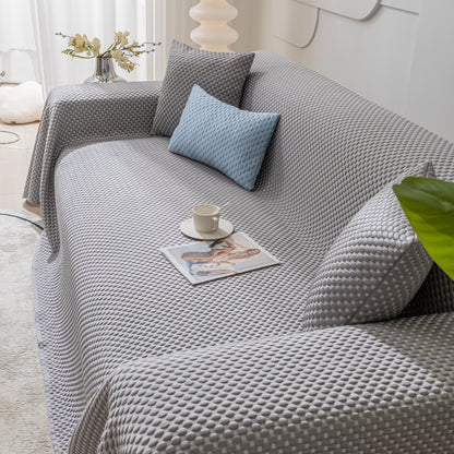 FASHION Granular Textured Sofa Couch Covers, L Shape Sectional Couch Covers, Sofa Covers for Living Room