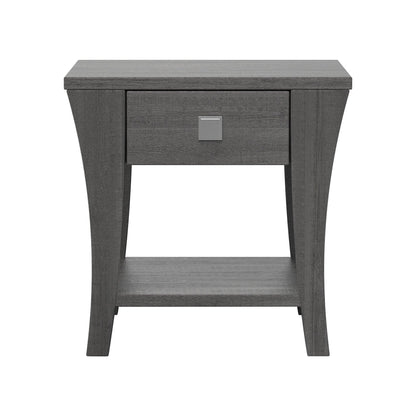 Furniture of America Amity End Table, Gray