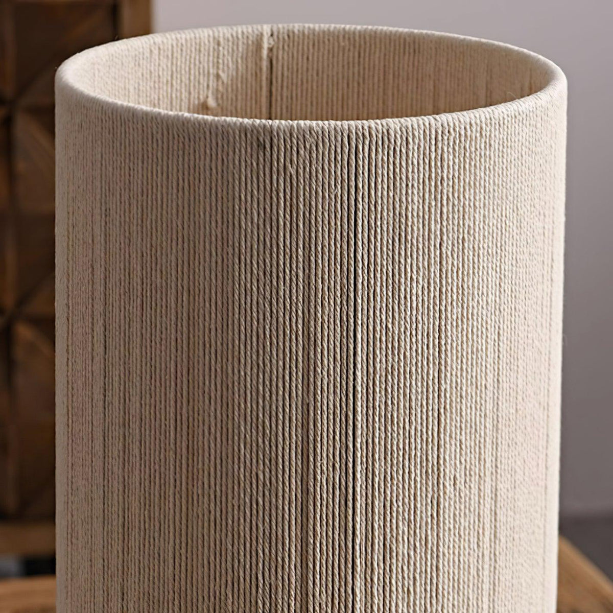 Cairn Stacked Wood Table Lamp