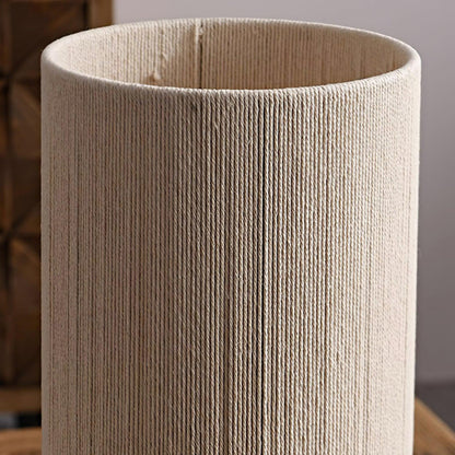 Cairn Stacked Wood Table Lamp