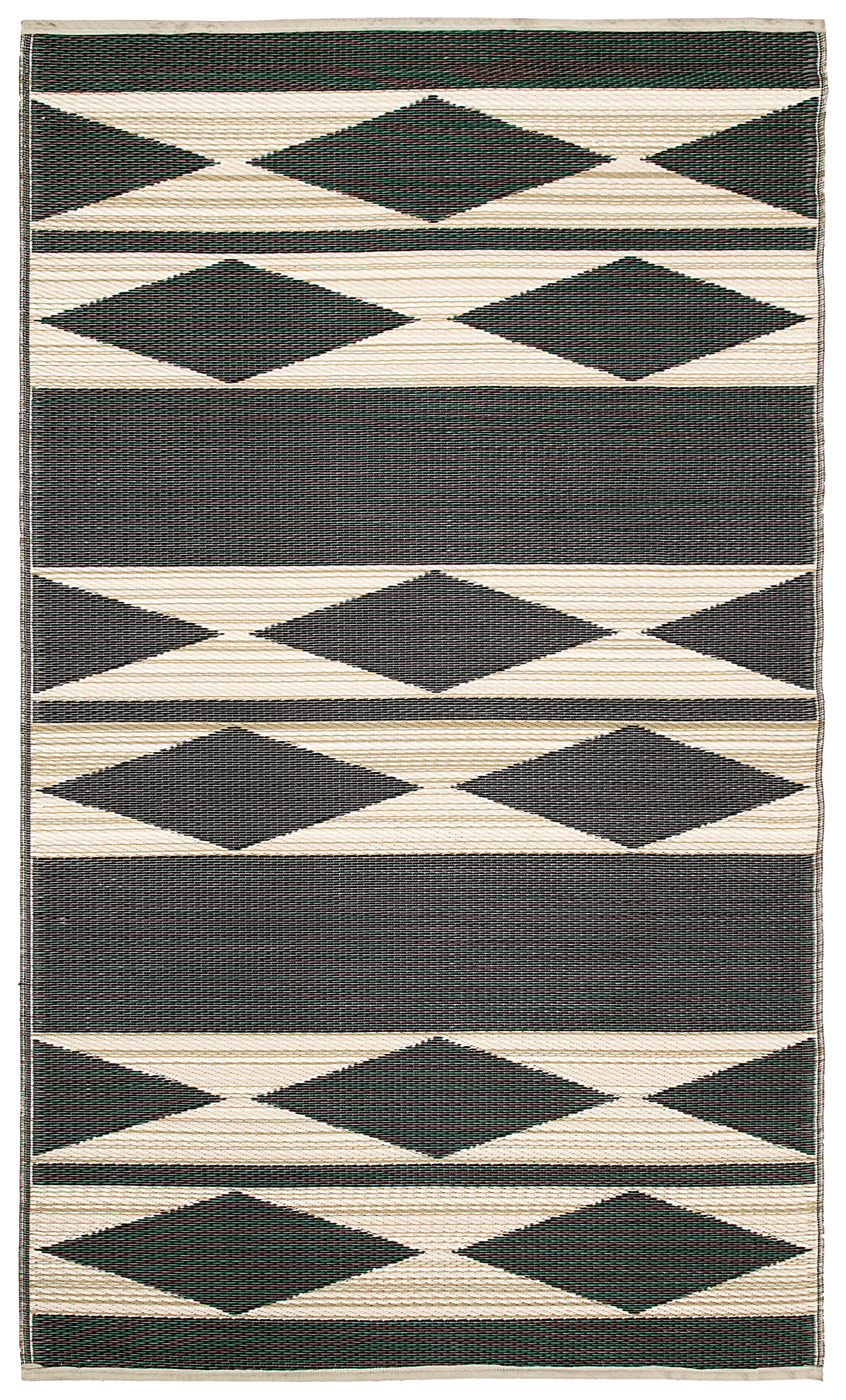 Cairo - Natural & Black Outdoor Rug for Patio