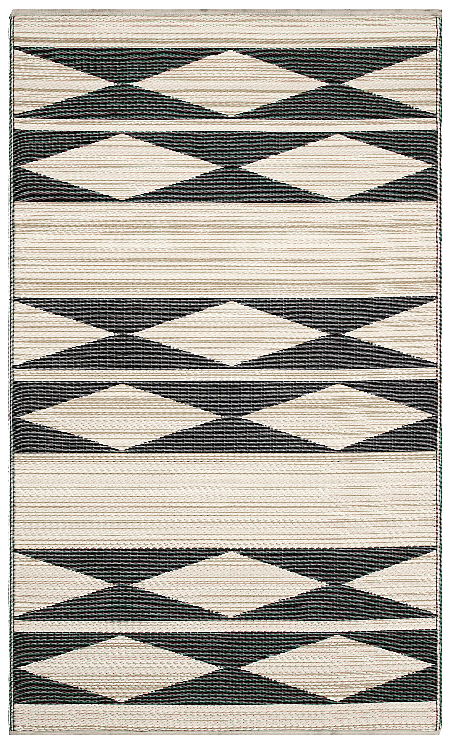 Cairo - Natural & Black Outdoor Rug for Patio