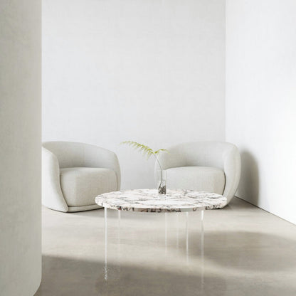 Calacatta Viola Acrylic Table