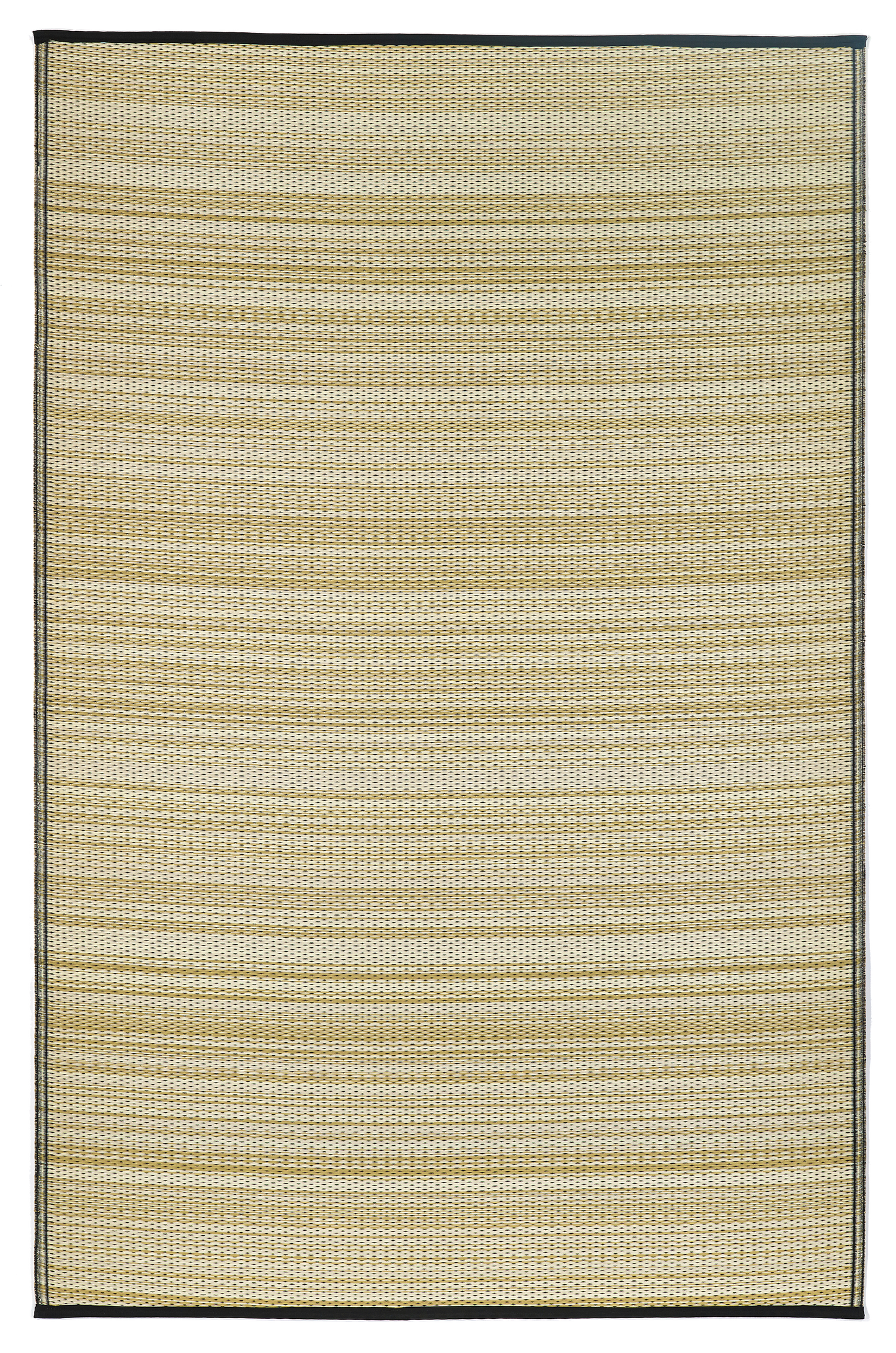 Cancun Shadow - Sand & Black Outdoor Rug for Patio