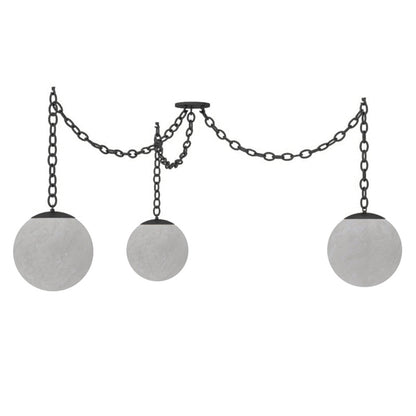 Catenelle Alabaster Swag Pendant Light