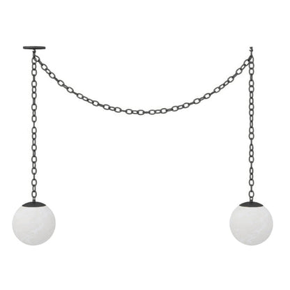 Catenelle Alabaster Swag Pendant Light