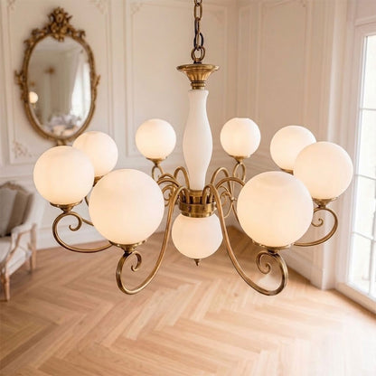 Celestine Glass Globe Chandelier