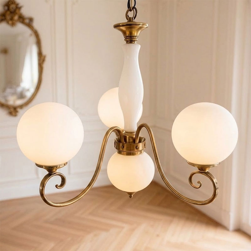 Celestine Glass Globe Chandelier