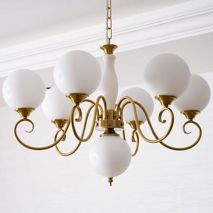 Celestine Glass Globe Chandelier