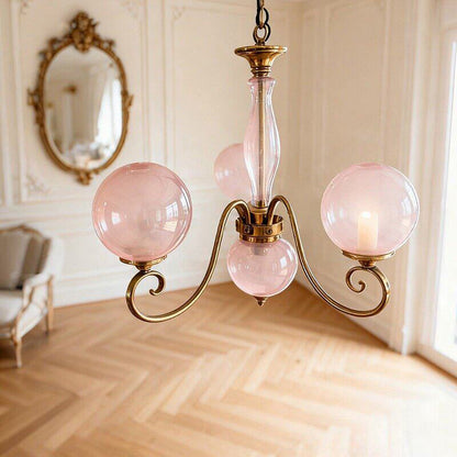 Celestine Glass Globe Chandelier