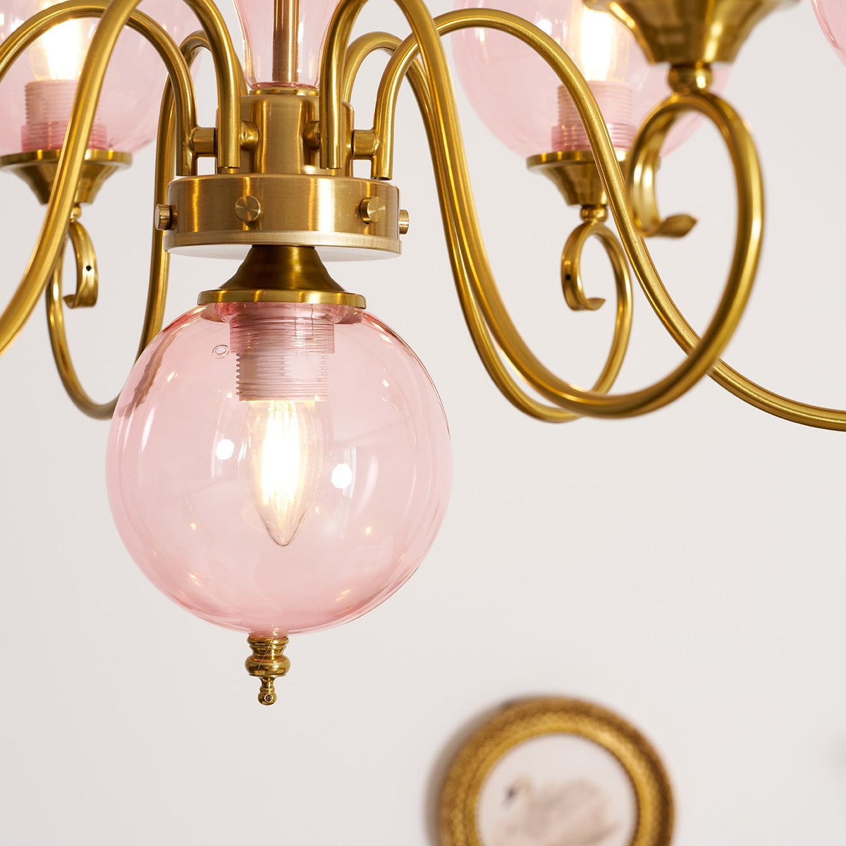 Celestine Glass Globe Chandelier