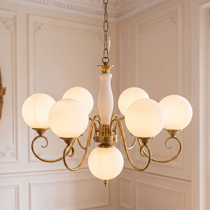 Celestine Glass Globe Chandelier