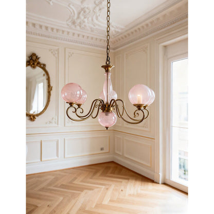 Celestine Glass Globe Chandelier