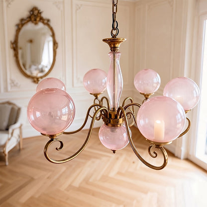 Celestine Glass Globe Chandelier