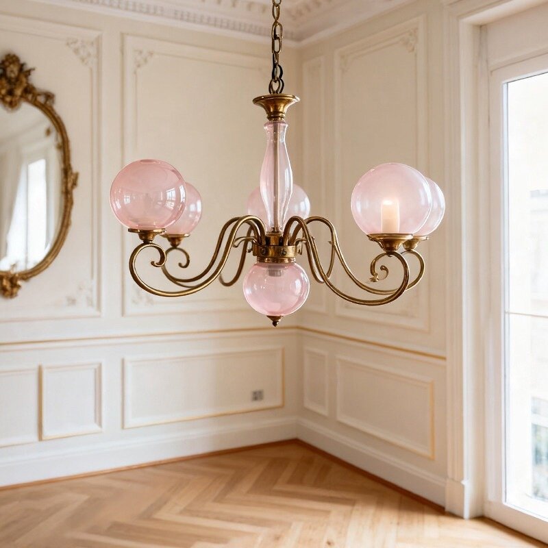 Celestine Glass Globe Chandelier
