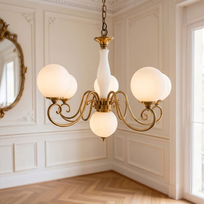 Celestine Glass Globe Chandelier