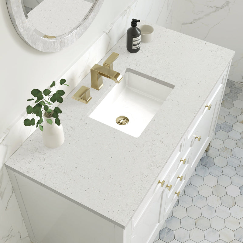 James Martin Chicago 48" Single Bathroom Vanity, Glossy White