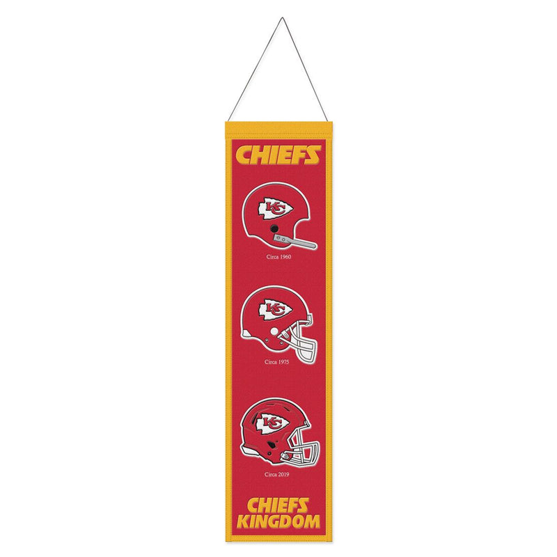 Kansas City Chiefs 8" x 32" Wool Banner