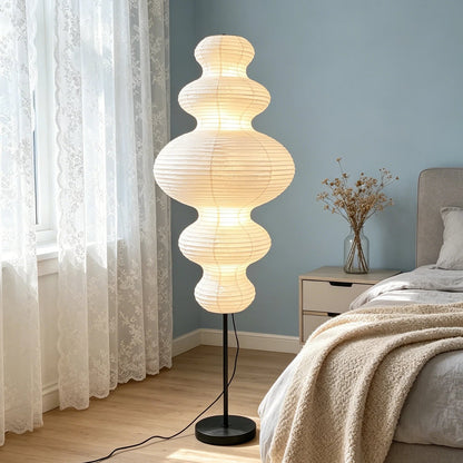 Chigiri Paper Tower Floor Lamp