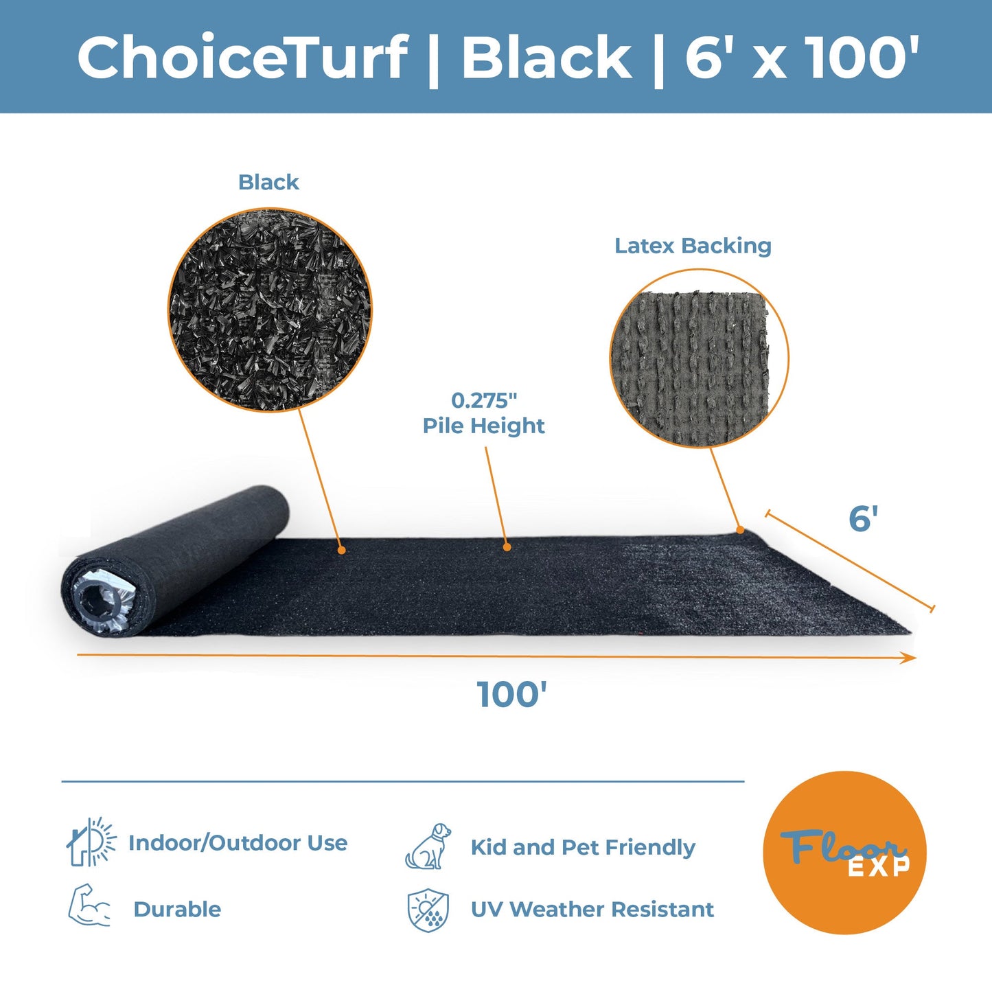 ChoiceTurf™ Rolls | Black