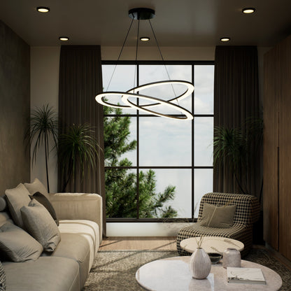 Circular Loop LED Pendant