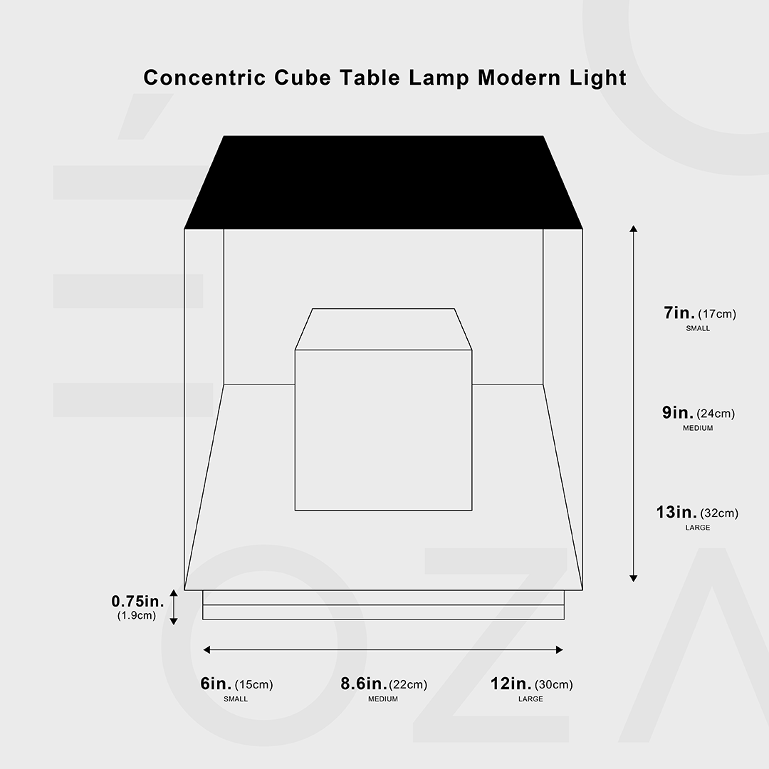 Cube Table Lamp
