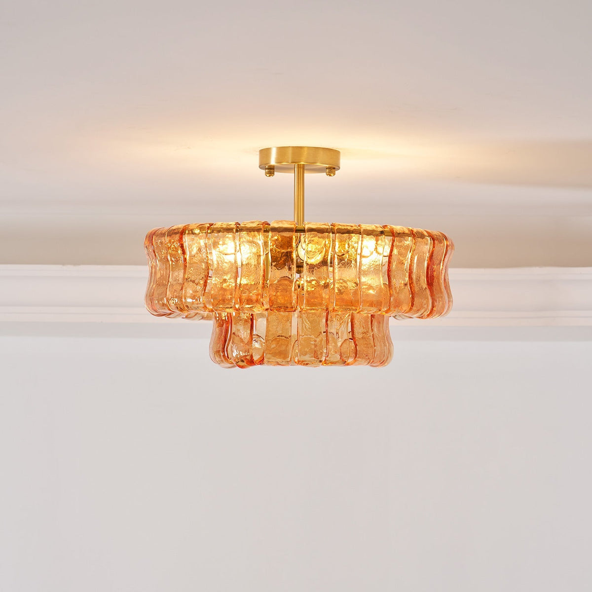 Ghiaccio Flush Mount Ceiling Lamp