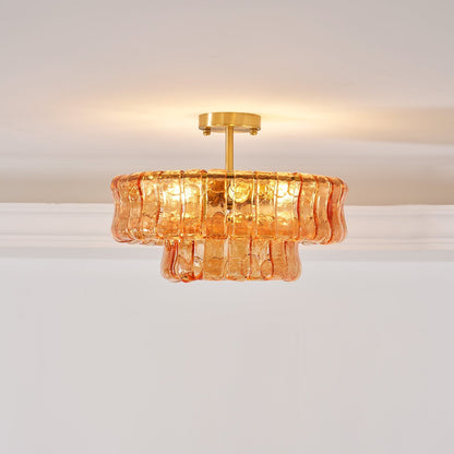Ghiaccio Flush Mount Ceiling Lamp