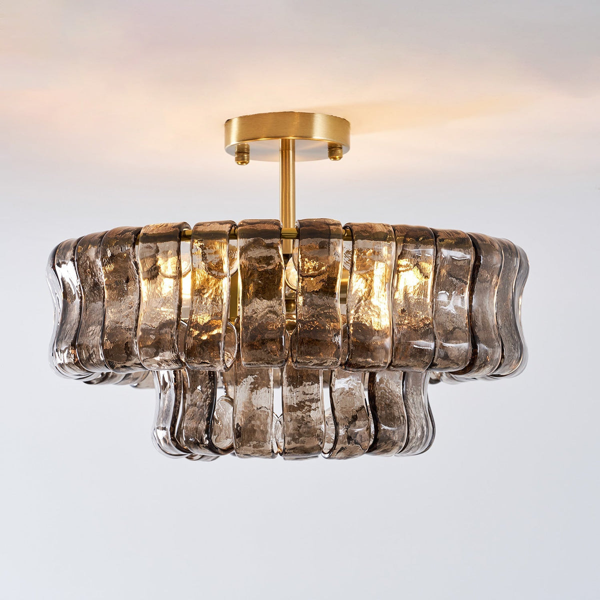 Ghiaccio Flush Mount Ceiling Lamp