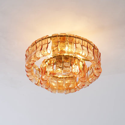 Ghiaccio Flush Mount Ceiling Lamp