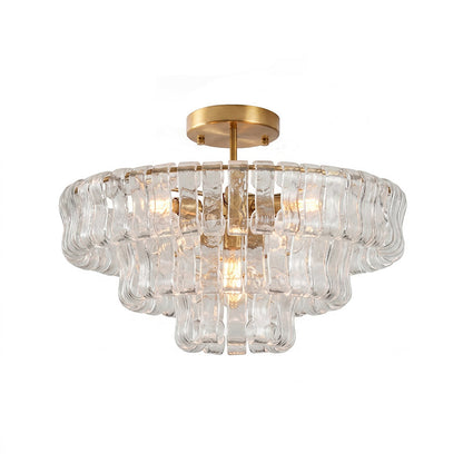 Ghiaccio Flush Mount Ceiling Lamp