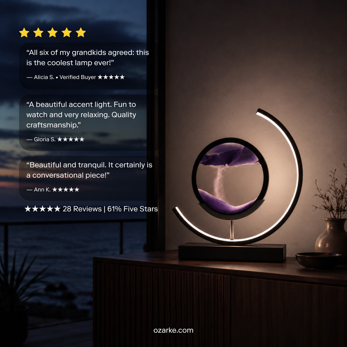 Sands of Time Lamp